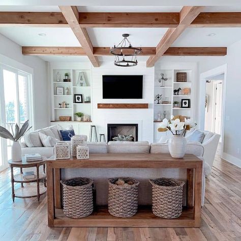 Modern Farmhouse Living Room Ideas, Modern Farmhouse Living, Modern Farmhouse Living Room, Farmhouse Decor Living Room, Living Room Remodel, Decor Home Living Room, Decor Minimalist, Don't Judge, Living Room Inspo