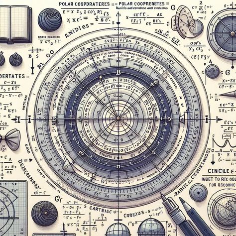 Vectorland Mathematics Courses Algebra Calculus Physics Chemistry Engineering Chemistry Engineering, Polar Coordinates, Physics Equations, Mathematical Art, Chain Rule, Cartesian Coordinates, Photos Logo, Mathematical Equations, Electric Field