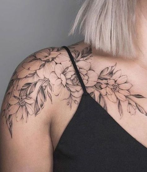 Simple Shoulder Tattoo, Watercolor Lily, Delicate Flower Tattoo, Rose Shoulder Tattoo, Tattoo Shoulder, Marvel Tattoos, Jesus Tattoo, Cat Tattoos, Neck Tattoos