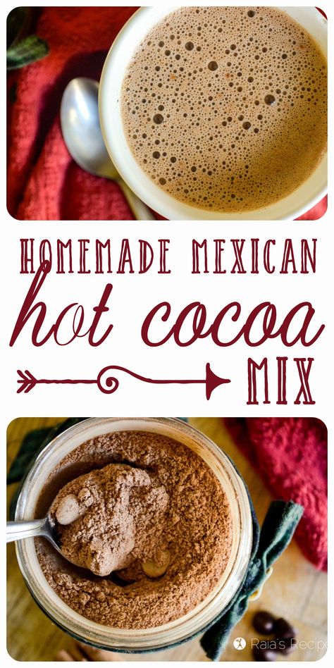 Mexican Hot Chocolate Mix Mexican Hot Chocolate Mix Recipe, Hot Chocolate Mix Recipes Dry, Mexican Hot Chocolate Mix, Mexican Hot Chocolate Recipe, Spicy Hot Chocolate, Hot Cocoa Mix Recipe, Hot Chocolate Mix Recipe, Gourmet Hot Chocolate, Homemade Dry Mixes