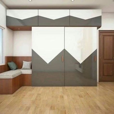 Wardrobe designs ✨️ #wardrobe #wardrobestylist #wardrobegoals #wardrobedesign #slidingwardrobes #cupboard #cupboarddesign #homedesignsdworld #cupboarddesigns #interior #Interiors #cookinghacks #hairstyleideas #brainhacks #kitchengadgets High Glossy Laminate Wardrobe, Wardrobe Colour Combination, Latest Wardrobe Design For Bedroom, Bedroom Sliding Wardrobe, Latest Wardrobe Designs, Bad Room Design, Wardrobe Colour, Bedroom Cupboard Designs, Wardrobe Designs