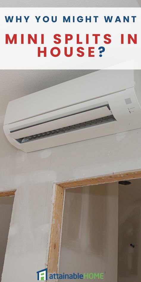 Cooling System Home, How To Install A Mini Split, Ductless Mini Split Hidden, Mini Split Cover Ideas, Mini Split Heating And Cooling, Ductwork Installation, Ductless Heating And Cooling, Boiler Heating System, House Diys