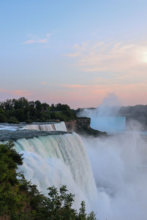 Niagra Falls Usa, Niagara Falls Sunset, Niagara Falls Photos, Niagara Falls Photography, Toronto Niagara Falls, Niagara Falls Canada Photography, Niagara Falls Canada Aesthetic, Buffalo New York Aesthetic, Buffalo Ny Aesthetic