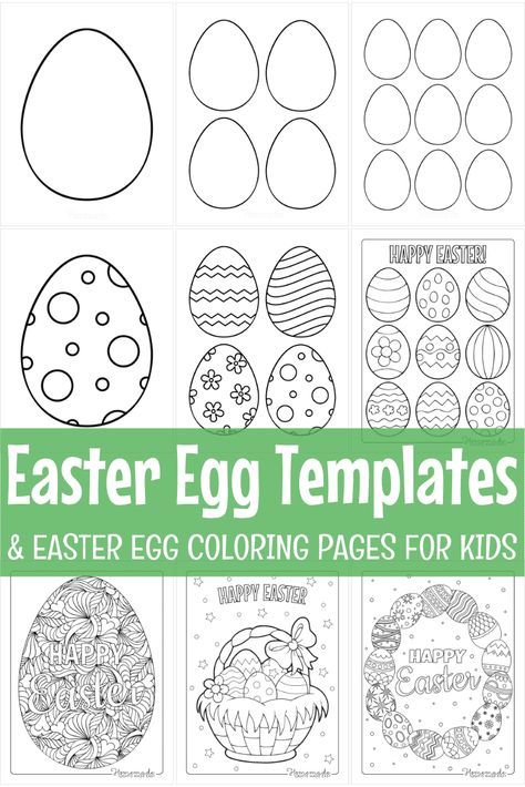 Free Printable Easter Egg Coloring Pages and Templates Easter Eggs Printable Free, Easter Egg Pictures Free Printable, Egg Pattern Printable, Free Printable Easter Pictures, Easter Card Printables Free, Free Easter Egg Printables, Easter Egg Pattern Printable, Easter Egg Coloring Pages Free Printable, Printable Easter Pictures