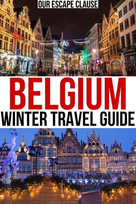 Planning a winter trip to Belgium? Here's what to know before you go! winter in belgium | best things to do in belgium in winter | christmas markets in belgium | belgium christmas markets | belgium at christmas | beligum in november | belgium in december | belgium in january | belgium in february | winter in bruges belgium | winter in brussels belgium | brussels winter | belgium travel guide Amsterdam Travel In December, Brussels Belgium Christmas Market, Brussels Belgium In January, Bruges Belgium Winter, Belgium In December, Belgium At Christmas, Christmas In Brussels, Brussels In December, Brussels In Winter