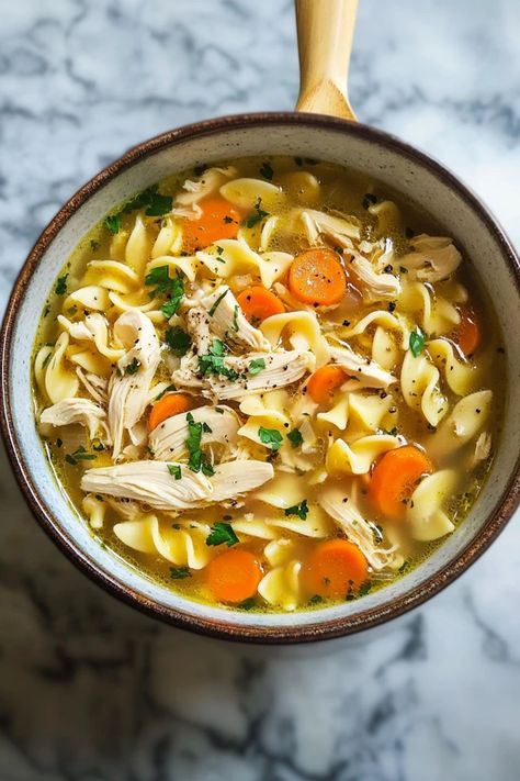 Zupas Chicken Noodle Soup, Light Chicken Noodle Soup, Best Ever Chicken Noodle Soup Recipe, Best Homemade Chicken Soup Recipe, Mediterranean Chicken Noodle Soup, Chicken Noodle Soup No Celery, Best Ever Chicken Noodle Soup, Martha Stewart Chicken Noodle Soup, Chicken Noodle Soup Broth Recipe