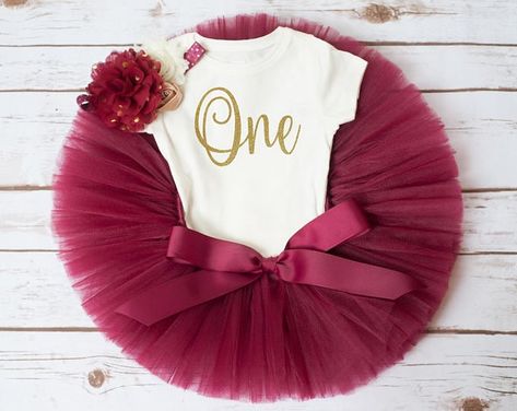 This item is unavailable | Etsy Birthday Autumn, Tutu Size Chart, Unicorn Birthday Outfit, Gold First Birthday, Burgundy Outfit, St Patrick's Day Outfit, Birthday Tutu Outfit