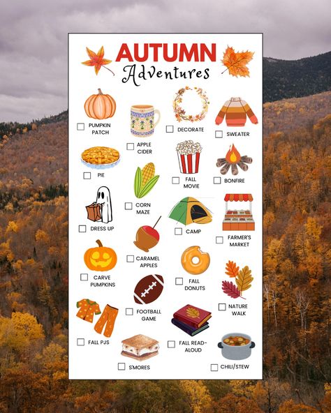 October is almost over…what memories are you making today? ✨🍁 Keep track of your adventures with our Fall Bucket List (link in bio)! #fall #autumn #october #bucketlist #memories #falltreats #pumpkin #coffee #farmersmarket Homeschool Halloween, Fall Bonfire, Autumn October, Fall Reading, Pumpkin Coffee, Fall Bucket List, Corn Maze, Fall Treats, Pumpkin Decorating