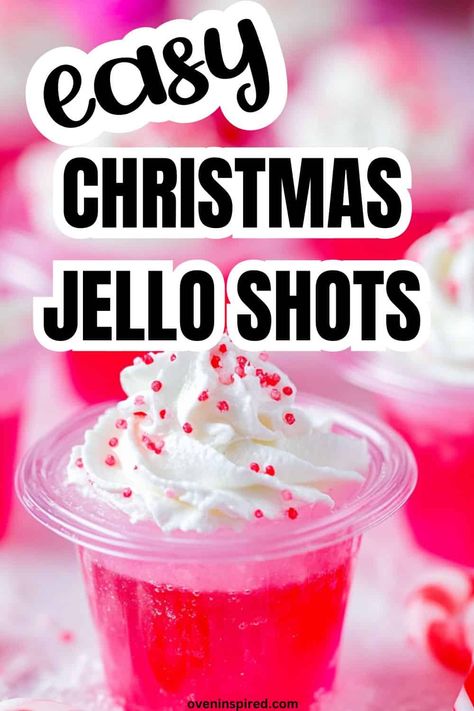 Check out these delicious and very easy Christmas jello shots for your holiday parties this season. Save this pin! Jello Shot Christmas, White Jello Shots Recipes, Red And Green Jello Shots, Creamy Jello Shots, Cherry Jello Shots With Vodka, Santa Jello Shots, How To Make Jell-o Shots, Holiday Jello Shots Christmas, Kids Jello Shots