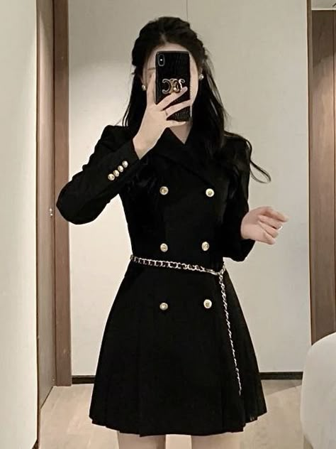 Korean Rich Girl Fashion, Cute Dress Outfits, Korean Casual Outfits, Korean Fashion Dress, Classy Work Outfits, Fashionista Clothes, Easy Trendy Outfits, Modest Fashion Outfits, Kpop Fashion Outfits