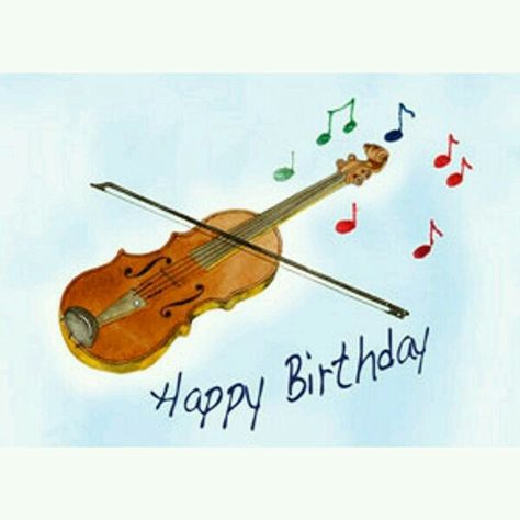 Music Happy Birthday, My Saves, Music Happy, Happy Birthday Celebration, Happy Birthday Photos, Music Birthday, Violin Music, Happy Birth, Birthday Meme