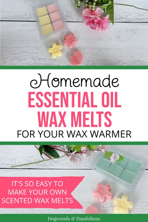 two pictures of homemade wax melts for wax warmers beside flowers How To Make Your Own Wax Melts, How To Make Wax Melts, Wax Warmer Diy, Wax Melts Diy, Soy Wax Melts Diy, Wax Melt Business, Make Wax Melts, Homemade Wax Melts, Wax Melts Storage