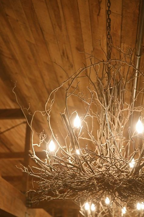 No wonder light bulbs are symbols of inspired ideas! 25 wildly different chandeliers made of branches. Branch Pendant Lights, Diy Branch Chandelier, Diy Farmhouse Lighting, Handmade Chandelier Diy, Diy Tree Branch Decor Creative Ideas, Update Chandelier Diy Ideas, Grapevine Chandelier, Decorating With Branches, Branches Chandelier