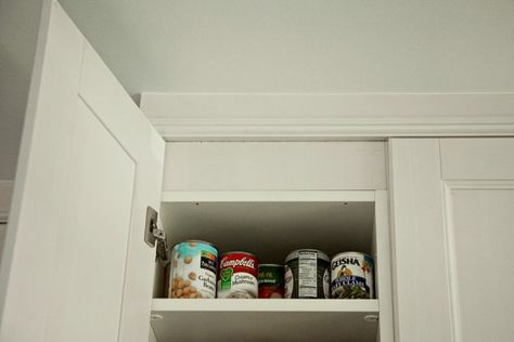 If you want your kitchen cabinets to go to ceiling but have a bulkhead to hide - An Ikea Kitchen in the SF Bay Area Bulkhead In Kitchen, Inexpensive Basement Remodel, Diy Backsplash Ideas, Kitchen Remodel Backsplash, Lowes Kitchen, Colonial Kitchen Remodel, 1970s Kitchen Remodel, Condo Kitchen Remodel, Vintage Kitchen Remodel