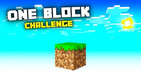 Minecraft One Block Thumbnail, Minecraft Thumbnail Background, One Block Minecraft, Minecraft Thumbnail, Minecraft Photo, Marketplace Minecraft, Minecraft Marketplace, Thumbnails Youtube Background, Youtube Background