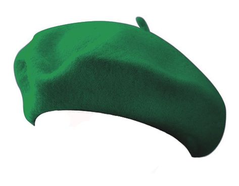 Classic 100% Wool Green French Beret - C4115NBW1YB - Hats & Caps, Women's Hats & Caps, Berets  #womenscaps #womenhats #womenfashion #outfits #Berets Png Accessories, Polyvore Png, Beanie Fashion, Beret Fashion, Women's Caps, Leotard Fashion, Green French, Woolen Hat, French Beret