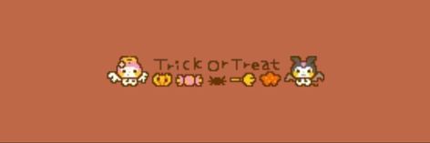 Cute Halloween Banner Discord, Fall Header Aesthetic, Fall Twitter Header, Halloween Twt Header, Halloween Widgets Long, Halloween Banner Twitter, Halloween Layouts Twitter, Fall Twitter Headers, Sanrio Halloween Banner