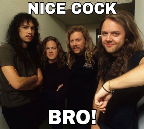 Metallica Meme, Metallica 1986, Metallica Funny, Ross Halfin, Kirk Metallica, Bob Rock, Metallica Black, Musician Humor, Ride The Lightning