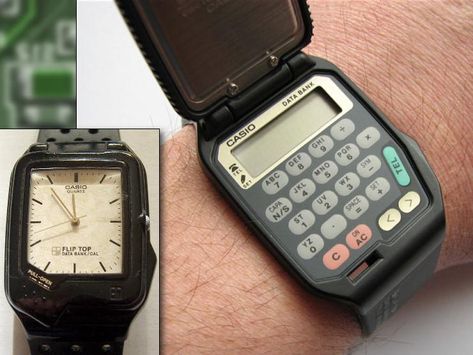 12 Ultra-Nerdy Watches of Yore | PCMag Weird Watch, Casio Vintage Watch, Golden Watch, Top Gadgets, Casio Vintage, Retro Watches, Casio G Shock, Yahoo Mail, Watch Faces