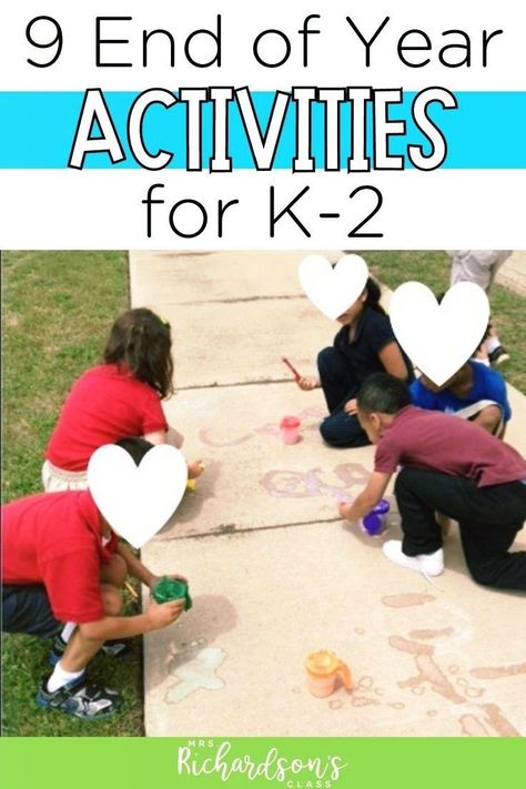 Are you looking for easy end of year activities for you class? Check out these 9 fun and interactive activities that don't require hours of extra prep! As a bonus, get free editable class awards and a free summer bucket list full of fun review games for students to play over the summer. Use these ideas in your kindergarten, first grade, or second grade class for a stress free end of year! Check them out here! End Of Year Countdown Ideas, Fun Review Games, End Of Year Countdown, End Of Year Student Gifts, First Grade Games, Writing For Kindergarten, How To Teach Math, Math Centers For Kindergarten, End Of Year Awards