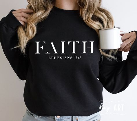 Christian Merchandise, Ephesians 2 8, Bible Verse Svg, Christian Shirts Designs, Christian Merch, Drip Art, Ephesians 2, Etsy Promotion, Svg Christian