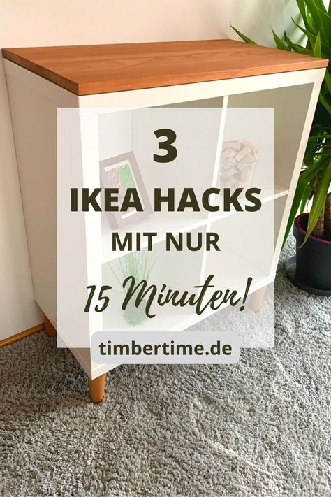 Diese einfachen und schnellen IKEA Hacks musst du gesehen haben! #ikeahack #ikeaupcycling #diy #diyproject #homedecor #deko #upcycling #creative #cozy Ikea Hacks Kallax Regal, Ikea Hacks Bad, Ikea Living Room Hacks, Ikea Diy Hack, Ikea Upcycling, Ikea Rack, Ikea Billy Hack, Ikea Hacks Ideas, Living Room Hacks