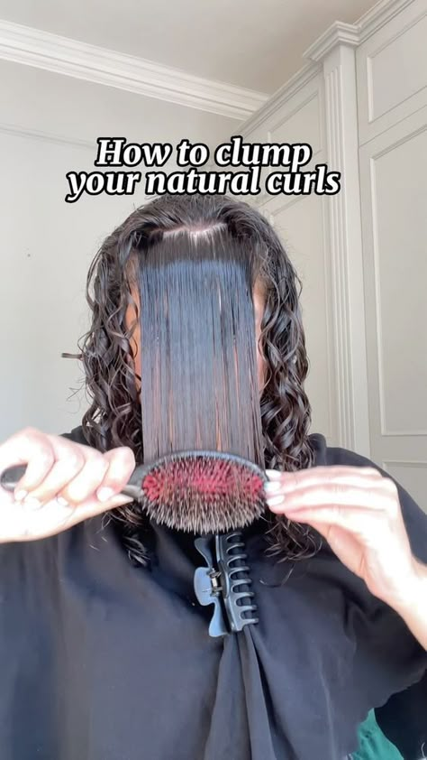 Baseball Cap Curly Hair Natural Curls, Color Wow Curly Hair, How To Handle Curly Hair, How To Set Curly Hair, Aubonacci Styler For Curly Hair, How To Clump Curls, Ways To Style Short Curly Hair Natural Curls, Curly Hair Brushed Out, How To Style Curls Naturally Curly