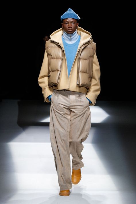 Enter The Void, Paris Fashion Week Men, Masculine Style, Layered Fashion, The Void, Letterman Jacket, Cover Model, Runway Collection, Winter 2023