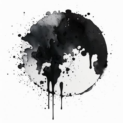 Black watercolor #brushprocreate #brushesillustrator #photoshopbrushes #vectorbrushes #brushesinstagram #facebookbrushes #brushesdownload #brushesfree Ink Splotch Tattoo, Ink Splatter Art, Splash Tattoo, Splatter Tattoo, Water Clipart, Rorschach Inkblot, Ink Texture, Brush Effect, Creative Powerpoint Presentations