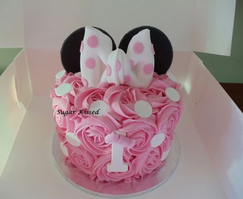 Minnie Mouse First Birthday Cake Smash, Minnie Mouse Birthday Smash Cake, Minnie Mouse Smash Cake 2nd Birthday, Mini Mouse Smash Cakes, Pink Mini Mouse Cake, Small Minnie Mouse Cake, Minnie Smash Cake, Minnie Mouse Smash Cake 1st Birthdays, Pastel Minnie Mouse Rosa