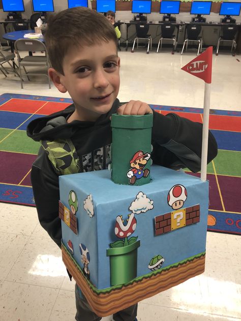 Mario Shoebox Float, Mario Themed Valentine Boxes, Mario Valentines Day Boxes, Gamer Valentines Boxes For Boys, Mario Brothers Valentine Box Ideas, Valentines Boxes For Kids School Mario, Mario Bros Valentines Boxes, Super Mario Bros Valentines Boxes, Super Mario Valentine Boxes Diy