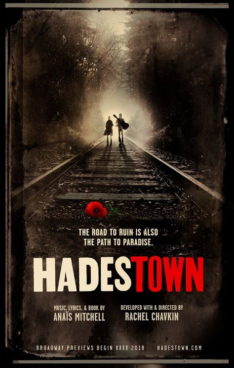 Hadestown Poster, Hadestown Aesthetic, Hades Town, Broadway Posters, Spanish Inquisition, Theater Kid, Hamilton Musical, Musical Art, Rocky Horror