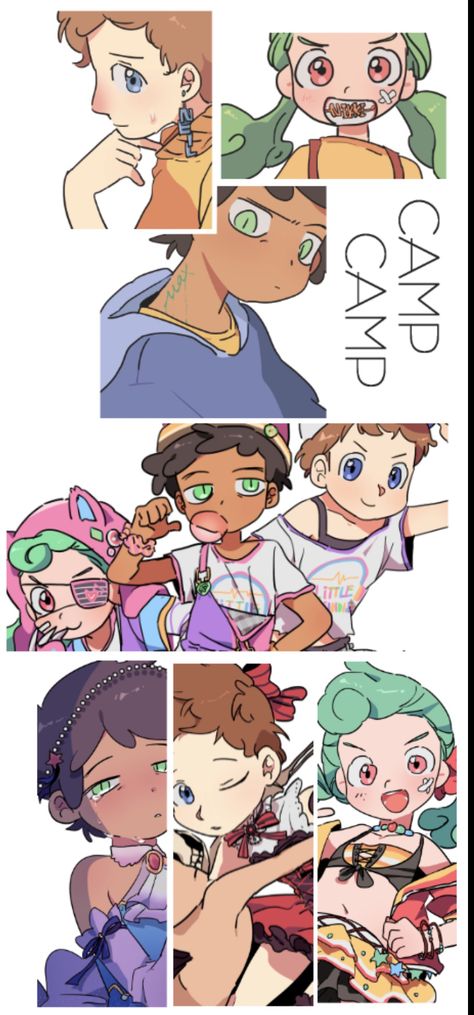 I love this but pls dont put kids in croptops thx Camp Camp Wallpaper, Camp Camp Fanart, Camp Wallpaper, Camp Pictures, Camping Youtube, Outfit Dark, Geeky Art, Camp Camp, Cartoon As Anime