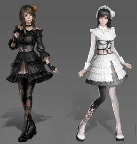 Horror Girl Protagonist Outfit, Fatal Frame Fashion, 2000s Horror Game Protagonist, Female Horror Game Protagonist Outfits, Horror Protagonist Outfit, Horror Game Protagonist Outfit, Miu Hinasaki, Fatal Frame Outfit, Female Horror Game Protagonist