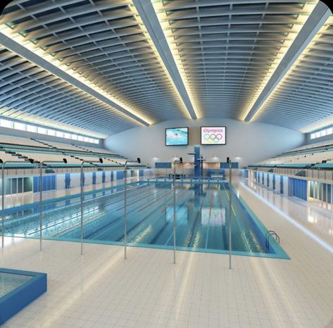 Purification Of Water, Olympic Pool, Sport Swimming, Swimming Pictures, School Building Design, Swimming Pool Architecture, Public Space Design, Swimming Pool House, Cool Swimming Pools