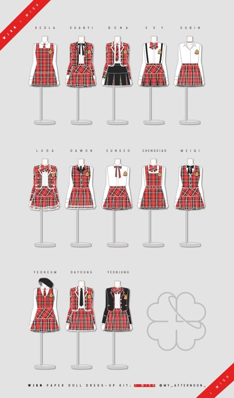 일본 패션, School Uniform Outfits, Clothing Sketches, Clothing Design Sketches, Drawing Anime Clothes, Dress Design Sketches, Anime Dress, Cosmic Girls, Fashion Design Drawings