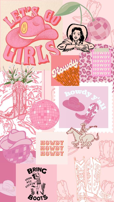 Cute Western Backgrounds, Preppy Shuffles, Iphone Wallpaper Preppy, Cute Summer Wallpapers, Pink Preppy, Cowgirl Aesthetic, Simple Phone Wallpapers, Classy Tattoos, Iphone Wallpaper App