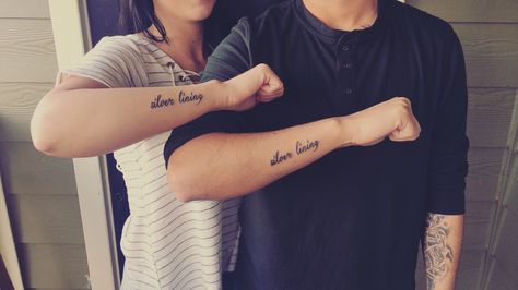 Silver Lining Tattoo, Lining Tattoo, Silver Lining, Tattoo Studio, Tattoo Quotes, Tattoo Ideas, I Hope, Tattoos, Silver