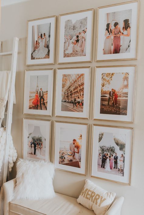 My Framed Photo Gallery Walls · Haute Off The Rack Framebridge Gallery Wall, Decoration Hall, Family Pictures On Wall, Photo Wall Gallery, Motivational Sayings, Christmas Decorations Bedroom, Inspired Living, Wall Gallery, Wall Ideas