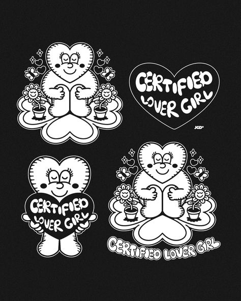 Graphic asset for Certified Lover Girl🖤✨ Certified Lover Girl, Lover Girl