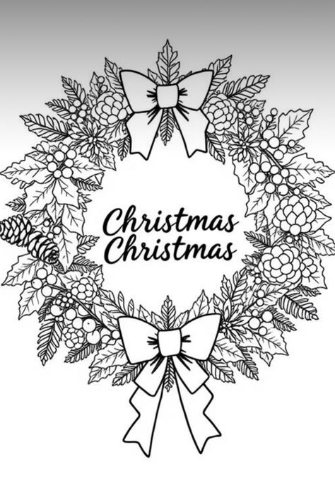 Transform your holiday spirit with our 12 free Christmas wreath coloring pages—discover how this simple activity can create lasting memories. Christmas Wreath Coloring Pages, Wreath Coloring Pages, Christmas Ornament Coloring Page, Candy Cane Coloring Page, Free Christmas Coloring Pages, Easy Christmas Wreaths, Encouraging Bible Verses, Christmas Coloring, Christmas Coloring Pages