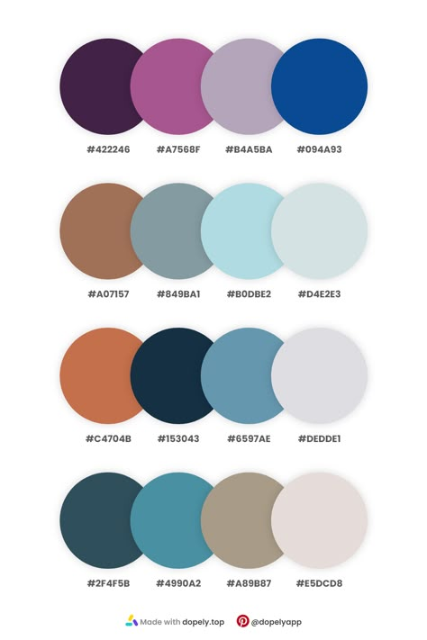 4 Colors That Go Together, Natural Color Pallets, 4 Color Combinations Colour Palettes, 4 Color Palette Colour Schemes, Colors That Go With Blue, Color Palette 4 Colors, Colors That Go Together, Good Color Combos, Cute Color Combinations