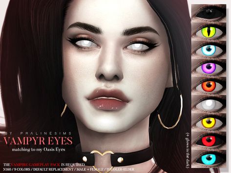 Sims 4 Witch Cc, Sims 4 Vampire, Vampire Eyes, Sims 4 Cc Eyes, The Sims 4 Skin, Sims 4 Characters, The Sims 4 Download, Sims Four, Best Sims