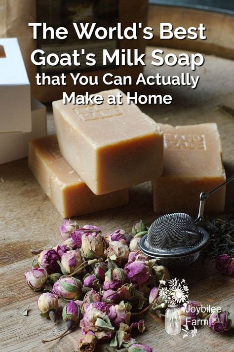 Moisturizing Goat Milk Soap Recipe, Diy Goat Soap, Hot Process Goat Milk Soap Recipes, How To Make Goat Milk Soap, Goats Milk Soap Recipe, Easy Goat Milk Soap Recipe, Goat Products, Diy Goat Milk Soap, Goat Milk Soap Recipe