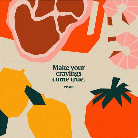 (20) Crave – Packaging Of The World Cooking Graphic Design, Friendly Graphic Design, Recipe Graphic Design, Food Packaging Illustration, Ingredients Illustration, Illustrative Packaging, Food Brand Illustration, Apple Packaging Design, Fruit Graphic Design