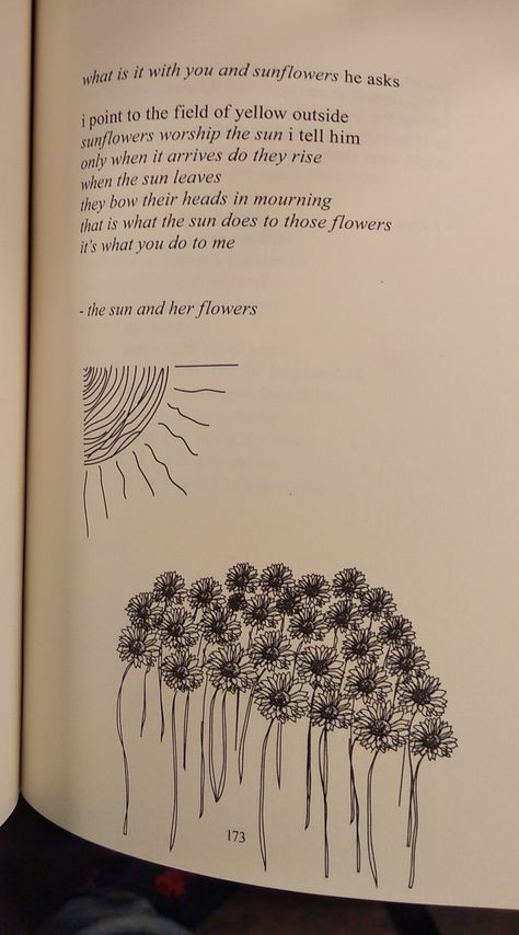 He Bought Me Flowers Quotes, The Sun And Her Flowers Rupi Kaur, Sunflower Poems Poetry, Sunflower Poetry, Bee Poem, Sunflower Poem, Sun Poem, Flowers Poetry, Flower Poetry