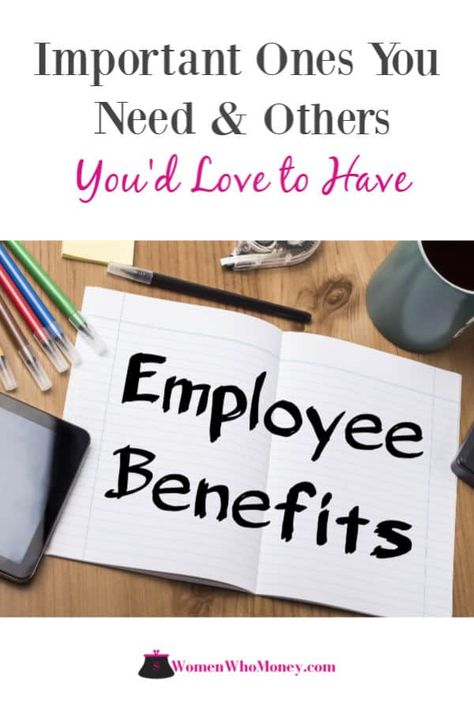 When weighing job offers, think about your ideal work environment and consider the benefits. Maybe some company’s perks won't matter to you, but these essential employee benefits and a flexible work schedule, can make your life easier (and more affordable!). Employee Benefits Infographic, Employee Review, Incentives For Employees, Company Benefits, Retirement Savings Plan, Job Offers, Wellness Resources, Insurance Benefits, Employee Benefit