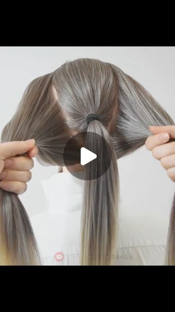 Hair Braid Bun, Braid Bun Tutorial, Hair Braid Bun Tutorial, Buns And Braids, Easy Bun Hairstyles For Long Hair, Braids Ponytail, Hairstyles Prom, Hair Curling Tips, Beautiful Braided Hair