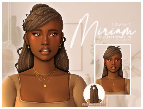 #sims4 #sims4cc #hairstyles #gegesims Sims 4 White Hair Maxis Match, Sims 4 Cc Hair Conversions, Black Hair Ts4 Cc, Gege Sims Hair, Gegesims Hair, Sims 4 Black Sims Hair, Sims 4 Aesthetic Cc Hair, Sims 4 Cc Y2k Hair Maxis Match, Sims 4 Maxis Match Hair Patreon