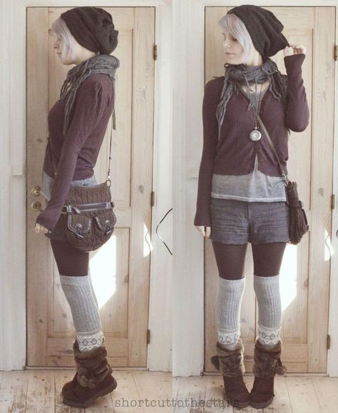 Cardigan Outfit Work, Casual Steampunk, Brown Outfits, Strega Fashion, Drawing Bases, Mode Steampunk, Best Cardigans, Work Sweaters, Mori Fashion